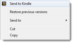 how to send documents to kindle wirelessly-right-click